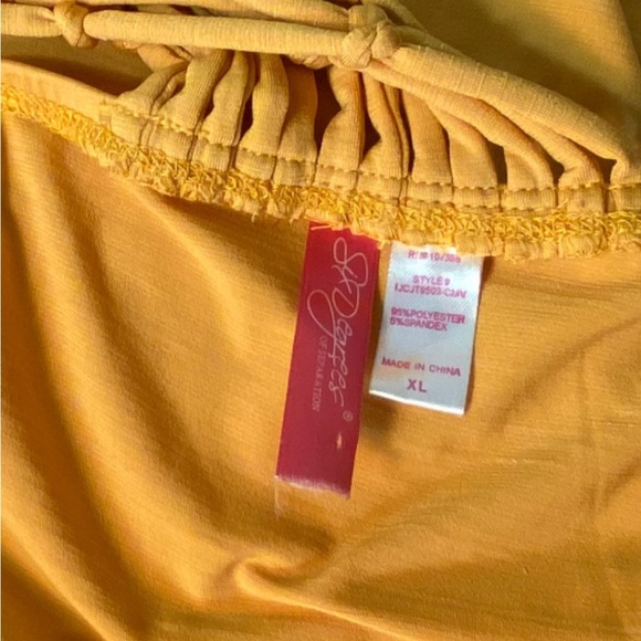 Women’s Six Degrees Of Separation yellow women top size XL - Picture 3 of 9